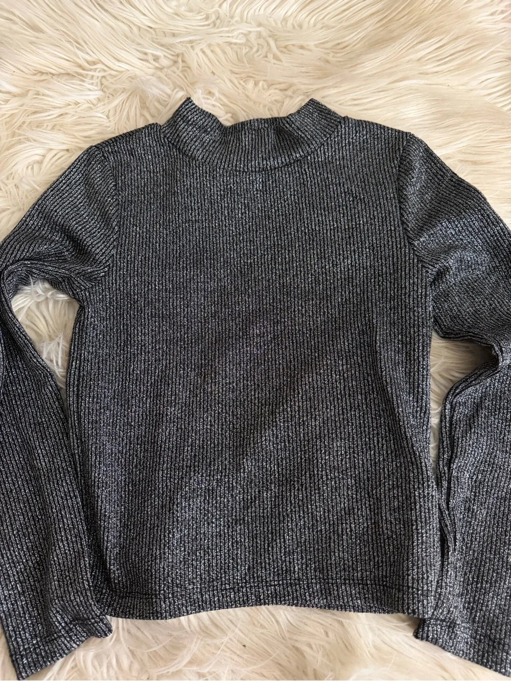 Gap Kids Grey Mock Neck Top